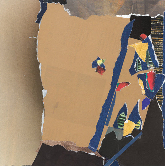 Falling Apart Feels Like This, 2025, collage, 8 x 8 in. / 20.32 x 20.32 cm.