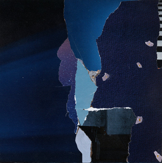 Fireflies and Shooting Stars, 2025, collage, 8 x 8 in. / 20.32 x 20.32 cm.
