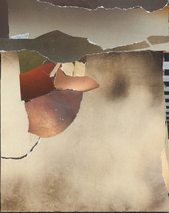 What is a Landscape, 2025, collage, 10 x 8 in. / 25.4 x 20.32 cm.