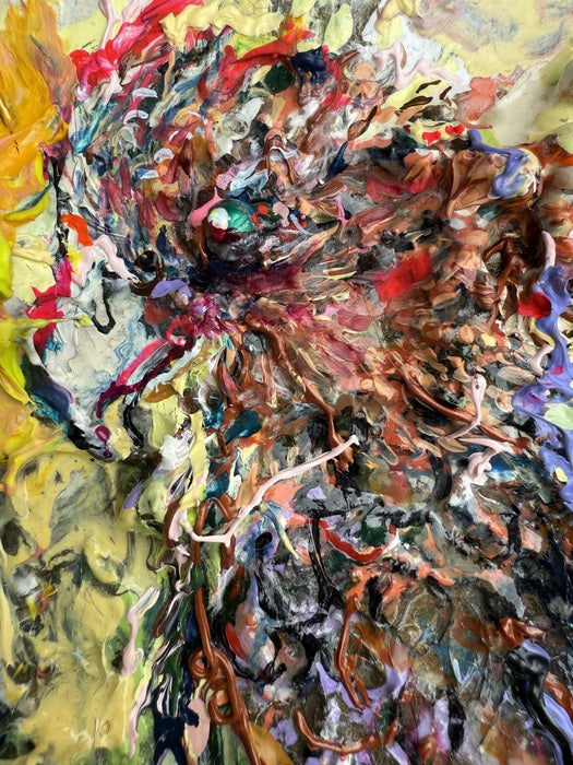 Clovis, 2025, mixed media, 10 x 8 in. / 25.4 x 20.32 cm.