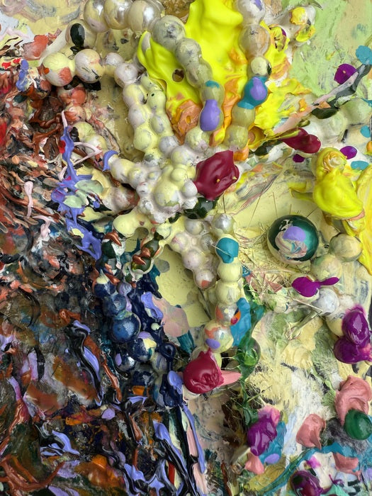 Clovis, 2025, mixed media, 10 x 8 in. / 25.4 x 20.32 cm.