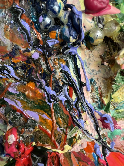 Clovis, 2025, mixed media, 10 x 8 in. / 25.4 x 20.32 cm.