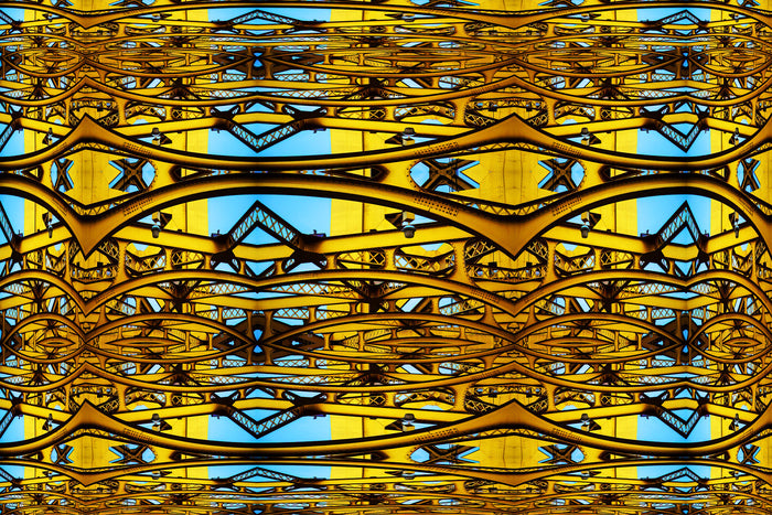 Bridge Truss Chaos, 2022, photography, 20 x 26 in. / 50.8 x 66.04 cm.