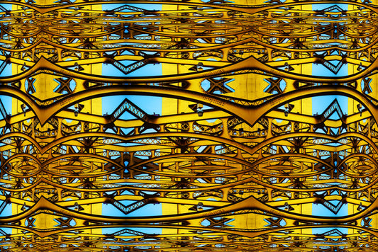 Bridge Truss Chaos, 2022, photography, 20 x 26 in. / 50.8 x 66.04 cm.
