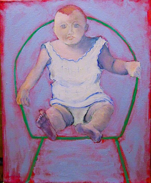 Baby Mamma, 2025, oil on canvas, 20 x 16 in. / 50.8 x 40.64 cm.