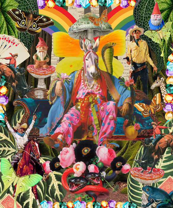 Strange Ranger, 2025, digital collage, 20 x 24 in. / 50.8 x 60.96 cm.