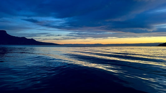 Blue Hour, 2024, digital photography, 45 x 80 cm. / 17.7 x 31 in.