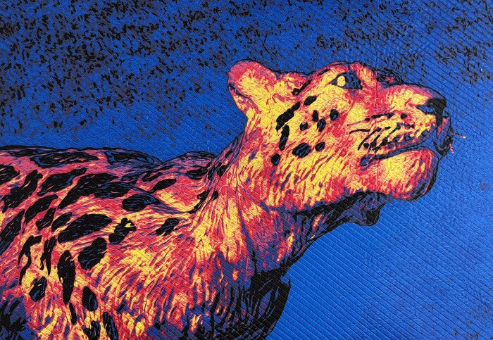 Guile, 2025, art quilt, 27 x 38 in. / 68.58 x 96.52 cm.
