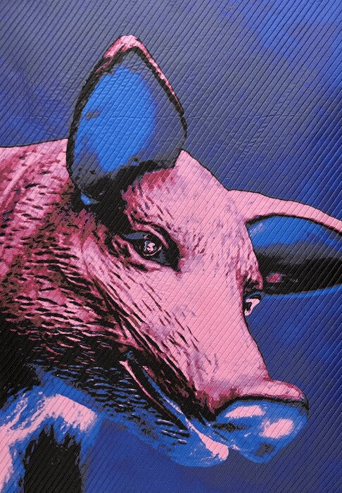 Lilt, 2025, art quilt, 27 x 38 in. / 68.58 x 96.52 cm.
