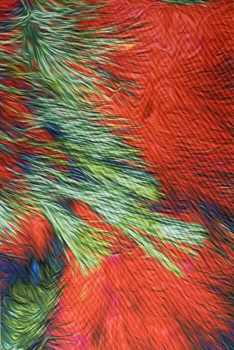 Utopia, 2025, art quilt, 38 x 27 in. / 96.52 x 68.58 cm.