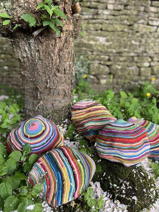 Color Rocks, 2022, mixed media, 10 x 6 x 6 in. / 25.4 x 15.24 x 15.24 cm.