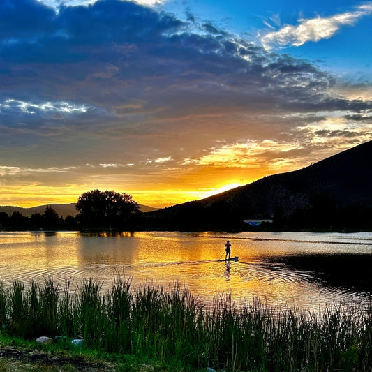 Evening Paddle, 2025, digital photography, 12 x 12 in. / 30.48 x 30.48 cm.