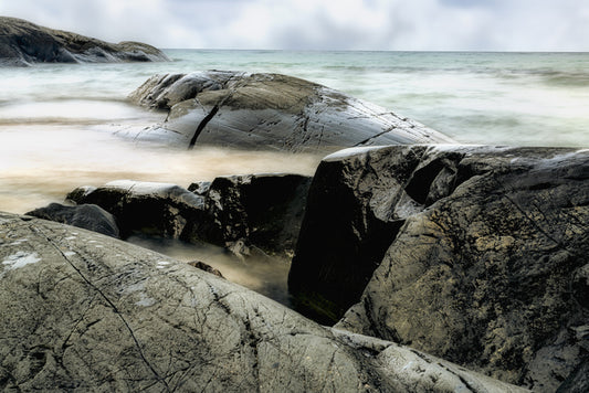 Rocks and Beach #2, 2025, archival print, 16 x 24 in. / 40.64 x 60.96 cm.