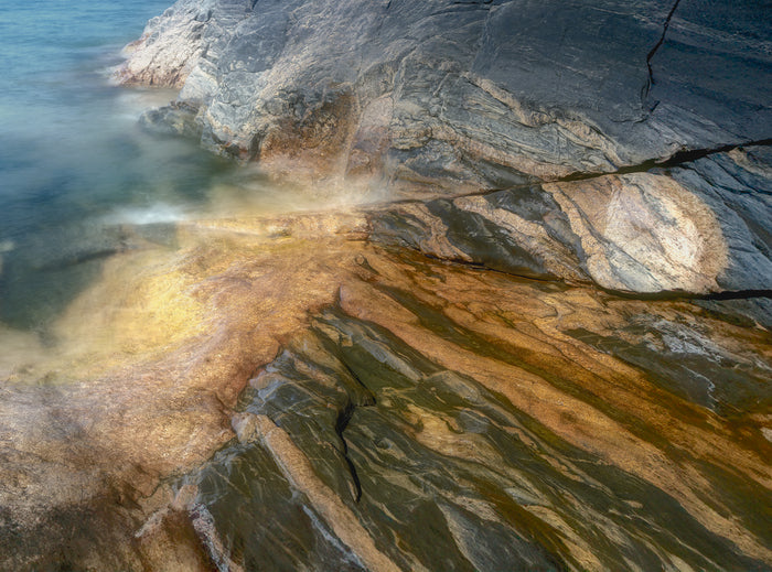 Rock and Water Abstract #2, 2025, archival print, 18 x 24 in. / 45.72 x 60.96 cm.