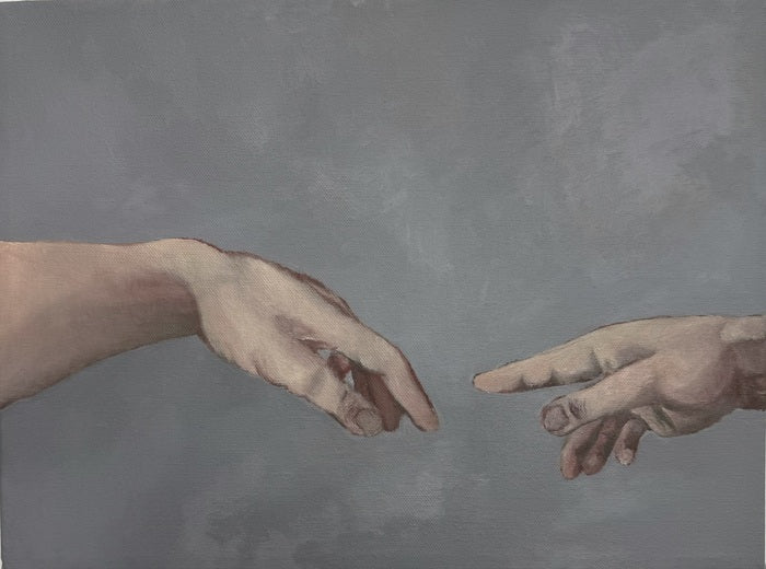 When Life Gives You Clay, 2024, oil on canvas, 18 x 16 in. / 45.72 x 40.64 cm.