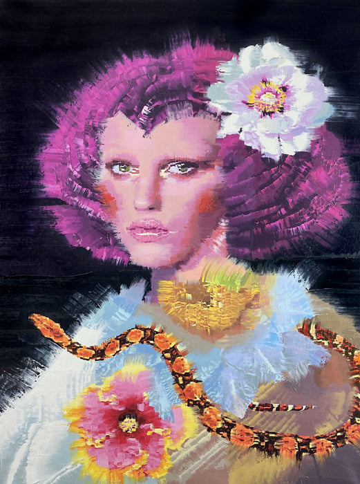 Infanta, 2025, oil on canvas, 52 x 39 in. / 132.08 x 99.06 cm.