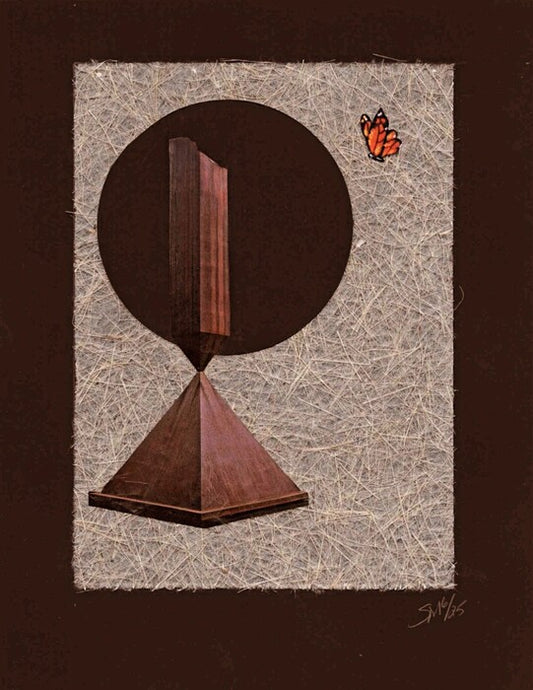 Taking Flight, 2025, mixed media, 8 x 10 in. / 20.32 x 25.4 cm.