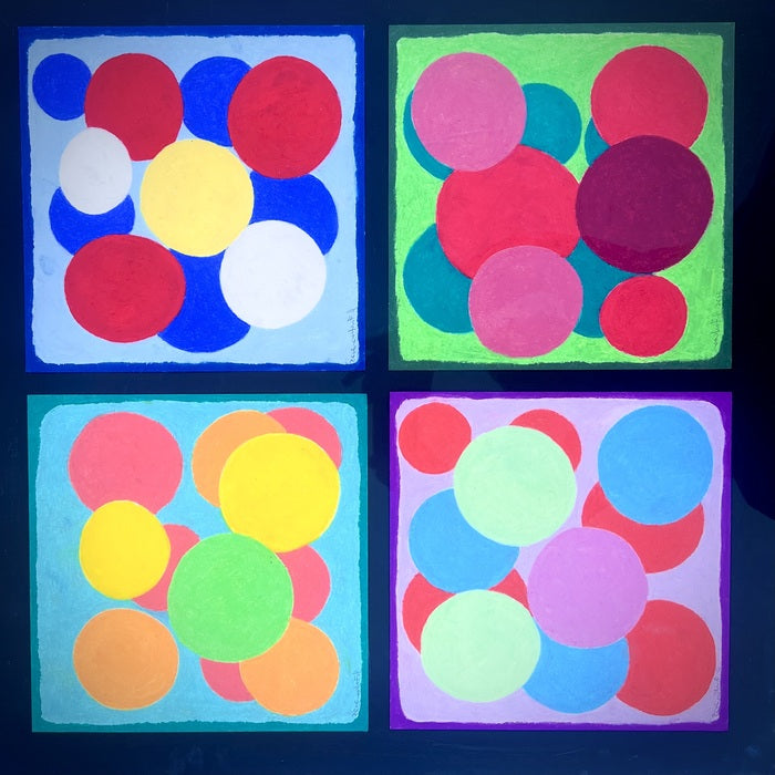07. 04. 25., 2025, oil pastel on cotton paper, 30 x 30 in. / 76.2 x 76.2 cm.