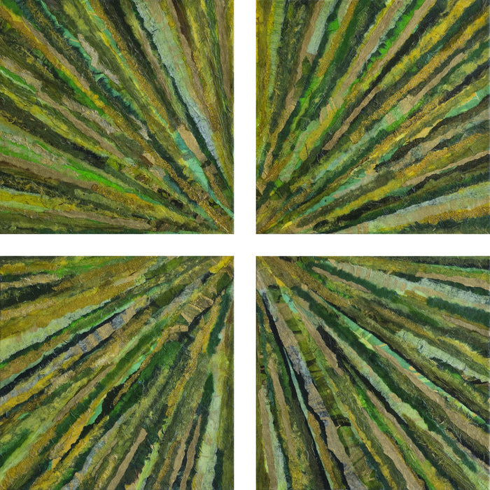 Let It Grow, 2025, mixed media, 29.5. x 29.5 in. / 74.93 x 74.93 cm.
