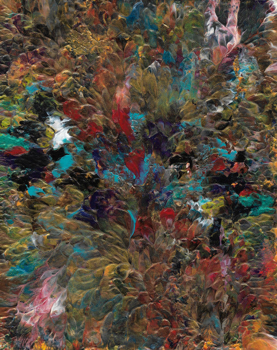 Copper Canyon, 2025, acrylic on canvas, 10 x 8 in. / 25.4 x 20.32 cm.