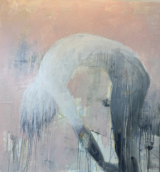 Rehearsal, 2025, mixed media, 36 x 36 in. / 91.44 x 91.44 cm.