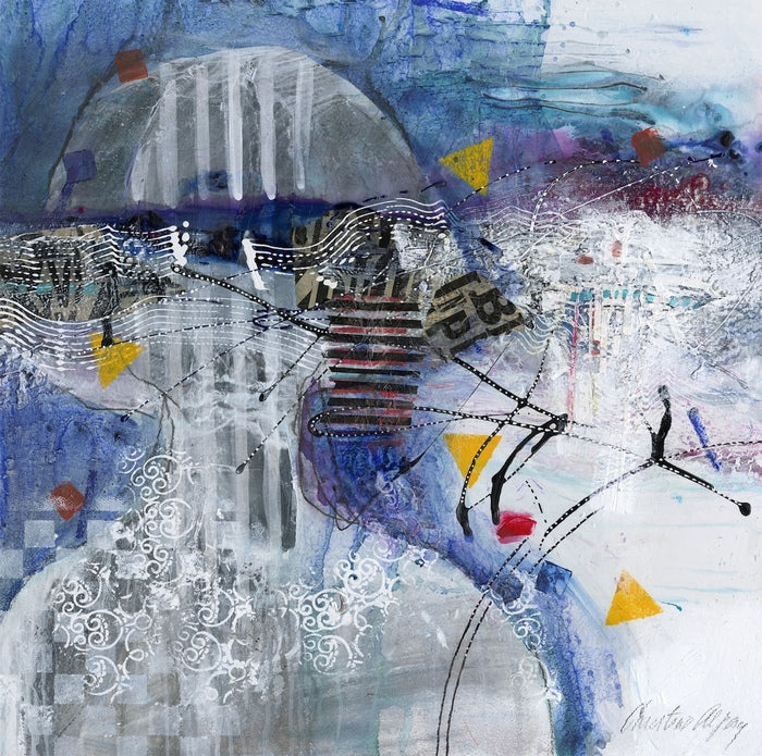 She Is A Creative, 2025, water media, 30 x 40 in. / 76.2 x 101.6 cm.
