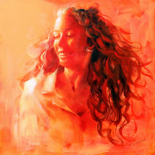 INSIDE MYSELF, 2025, acrylic on canvas, 100 x 100 cm. / 39.3 x 39.3 in.