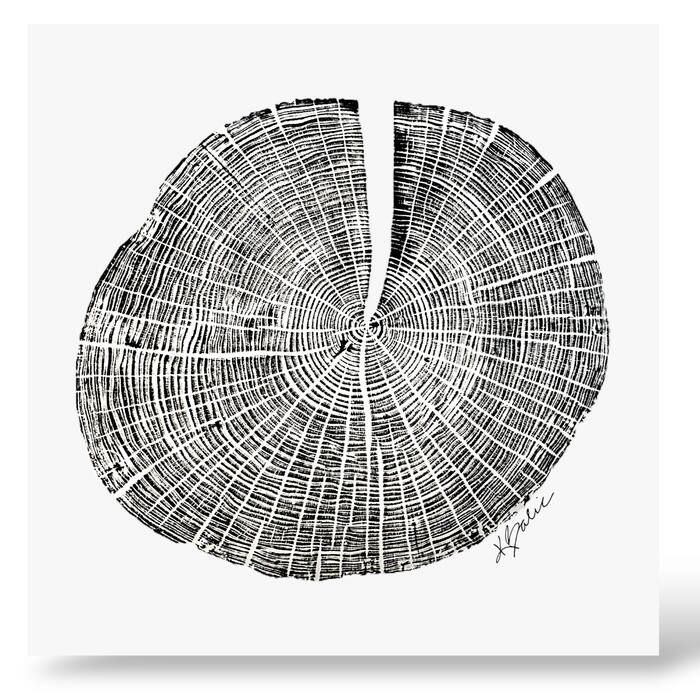 The Beacon, 2025, paper and relief ink, 17 x 19 in. / 43.18 x 48.26 cm.