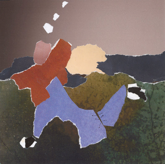 Singing in the Moonlight, 2025, collage, 8 x 8 in. / 20.32 x 20.32 cm.