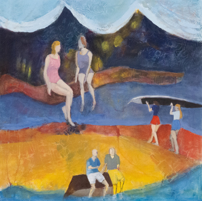 Twilight Hour, 2025, oil, 36 x 36 in. / 91.44 x 91.44 cm.