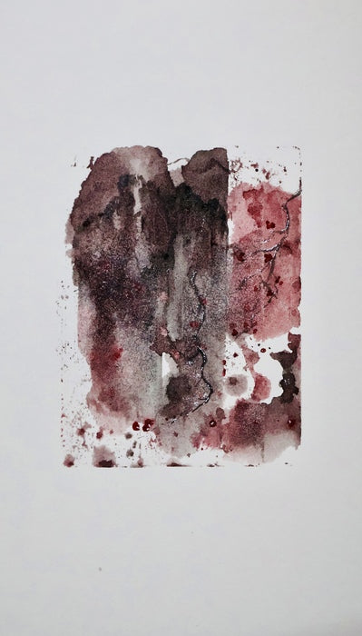 Untitled, 2025, watercolor on paper, 29 x 21 cm. / 11.4 x 8.2 in.