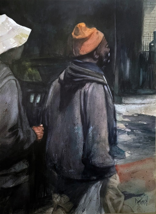 Keep Your Head Up, 2025, watercolor, 22 x 30 in. / 55.88 x 76.2 cm.