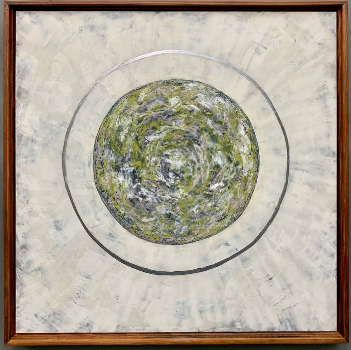 Life Force 1, 2025, mixed media, 24 x 24 in. / 60.96 x 60.96 cm.