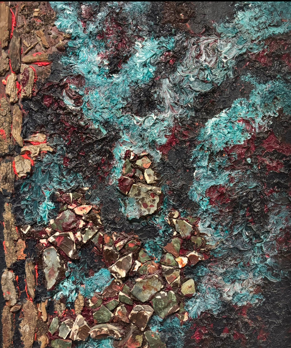 The Leftovers, 2010, mixed media, 24 x 20 in. / 60.96 x 50.8 cm.