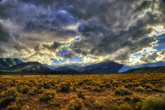 Wheeler Peak Not Erupting, 2025, archival pigment ink print, 13 x 19 in. / 33.02 x 48.26 cm.