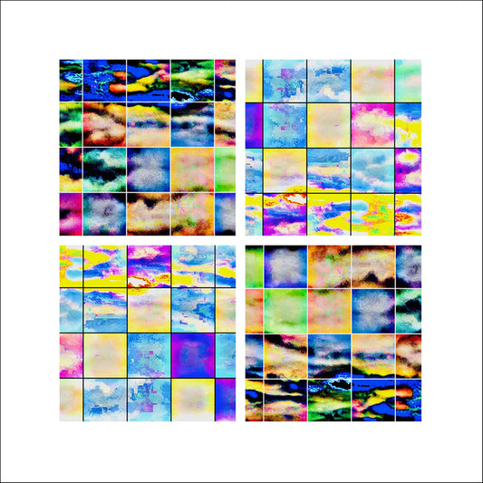 Sky Tiles, 2025, photography, 12 x 12 in. / 30.48 x 30.48 cm.
