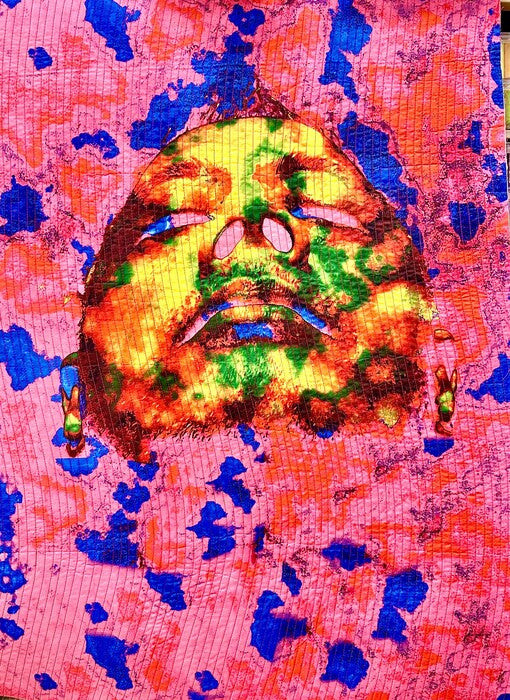 Drift, 2025, fiber art, 36 x 29 in. / 91.44 x 73.66 cm.