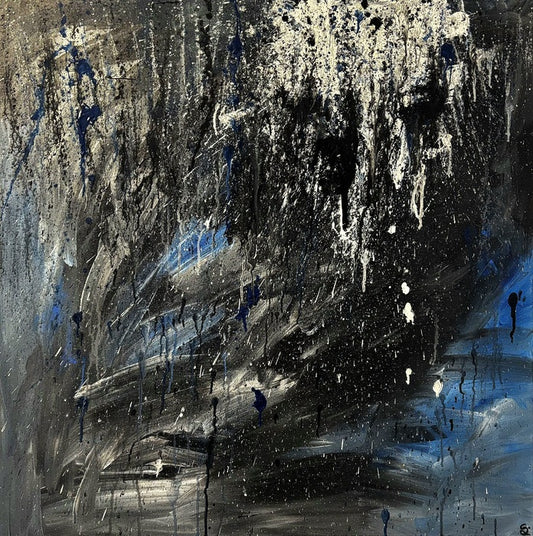 HOME, 2025, acrylic on canvas, 36 x 36 in. / 91.44 x 91.44 cm.