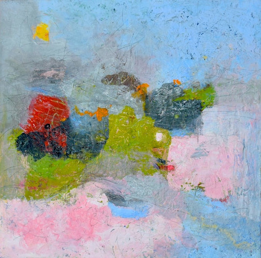 Shifting 3, 2025, mixed media, 13 x 13 in. / 33.02 x 33.02 cm.