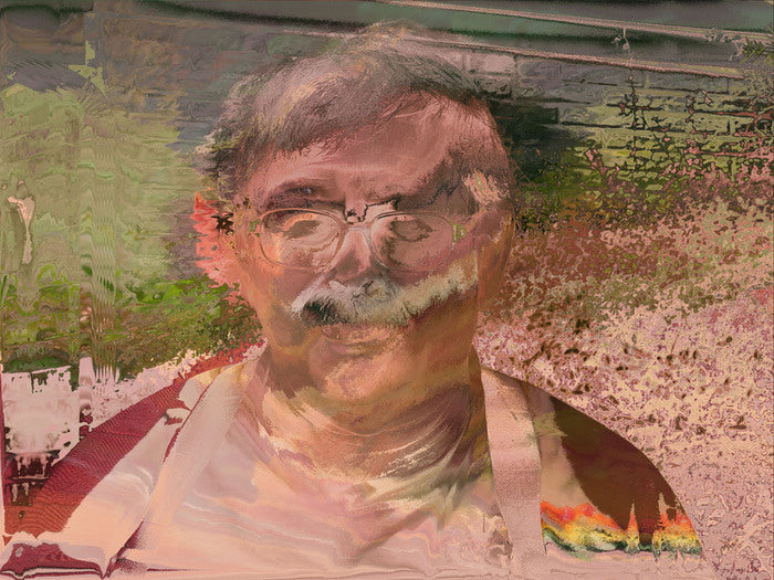 Portrait of the Artist in a Daffy Mood, 2014, digital photo on paper, 24 x 30 in. / 60.96 x 76.2 cm.