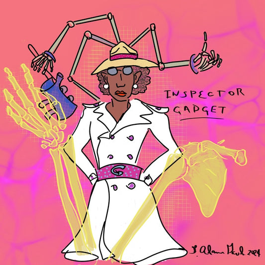 Inspector Gadget, 2023, digital, 36 x 24 in. / 91.44 x 60.96 cm.