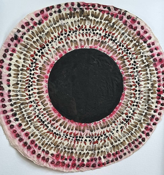 Spotted Lanternfly Zones of Syncopation, 2019, mixed media, 8 x 8 x 4 ft. / 96 x 96 x 48 cm.