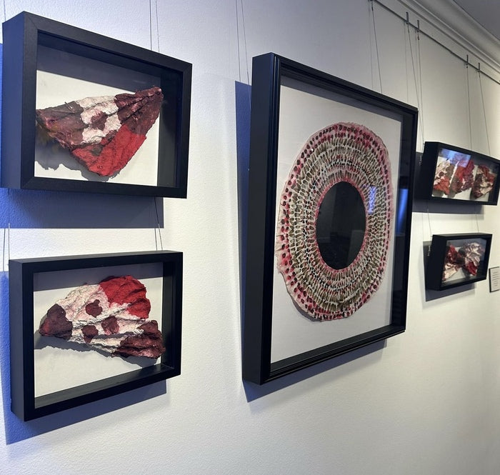 Spotted Lanternfly Zones of Syncopation, 2019, mixed media, 8 x 8 x 4 ft. / 96 x 96 x 48 cm.
