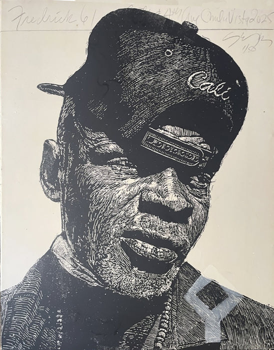 Fredrick 61, 2025, mixed media, 48 x 36 in. / 121.92 x 91.44 cm.