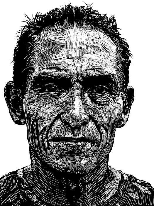 Stig 62, 2025, mixed media, 48 x 36 in. / 121.92 x 91.44 cm.