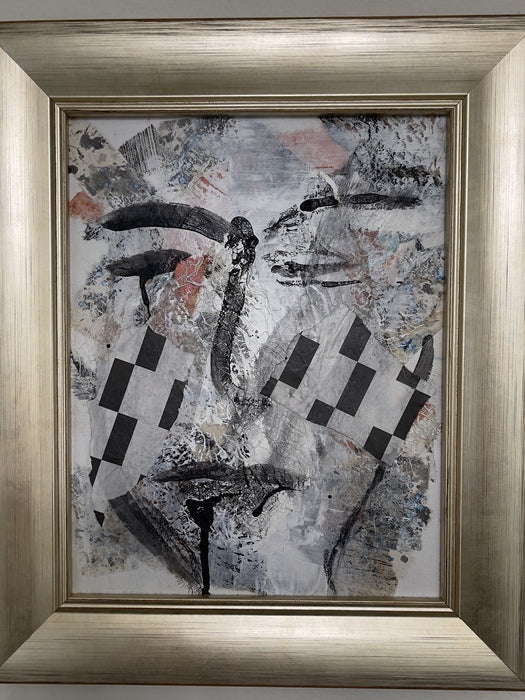 Dissonance as Truth, 2024, mixed media, 11 x 13 in. / 27.94 x 33.02 cm.