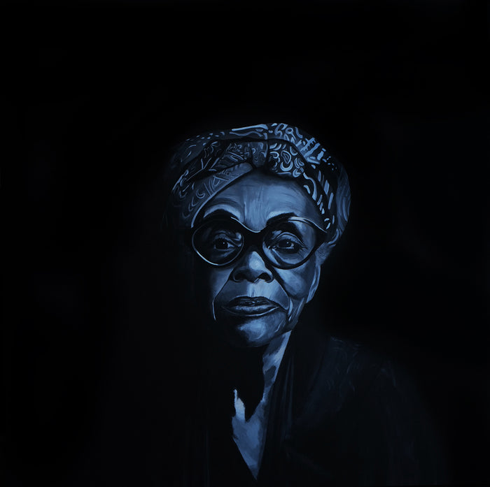 Helen, 2025, acrylic on canvas, 48 x 48 in. / 121.92 x 121.92 cm.