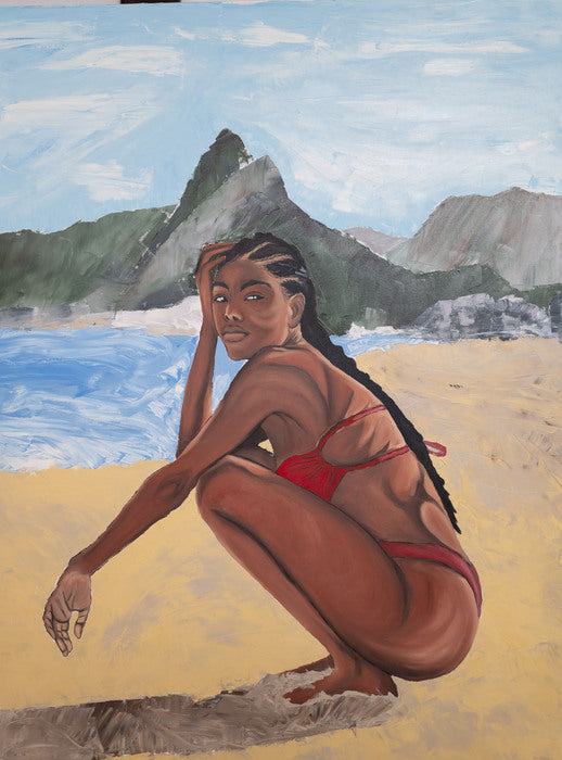 Somewhere without Demand, 2024, oil on canvas, 48 x 36 in. / 121.92 x 91.44 cm.