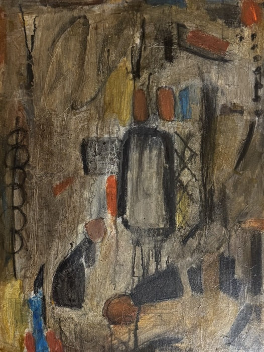 Just Resting My Eyes, 2025, mixed media, 24 x 18 in. / 60.96 x 45.72 cm.