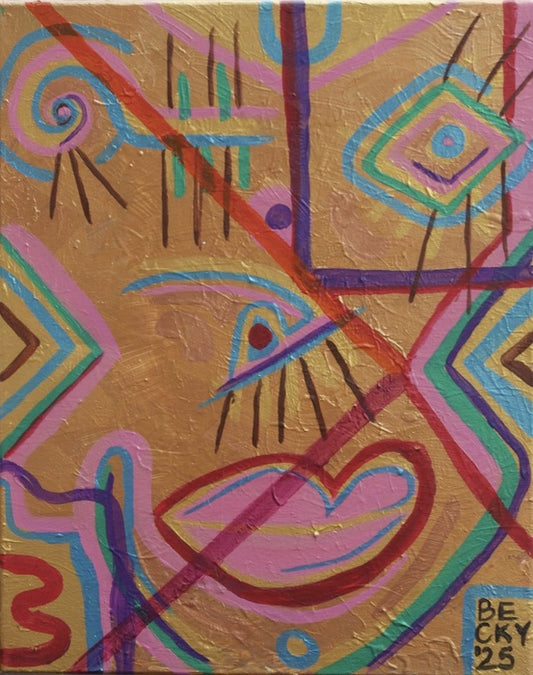 Louise, 2025, acrylic on canvas, 20 x 16 in. / 50.8 x 40.64 cm.